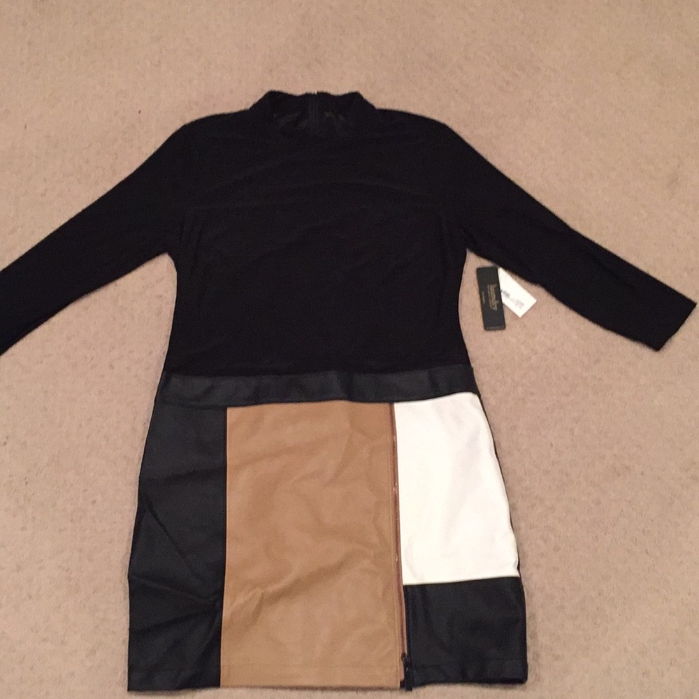 Laundry Black with color-block dress